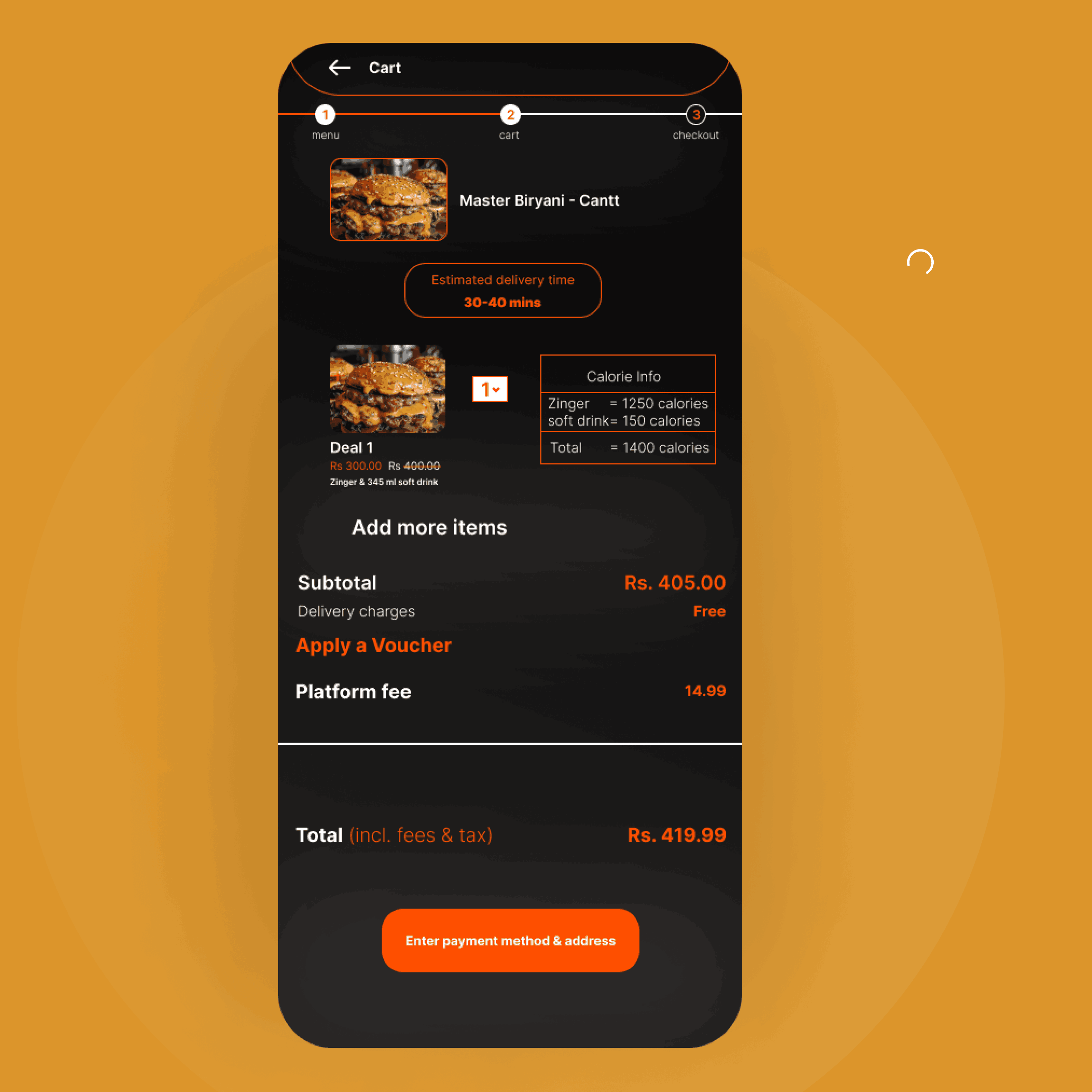 Quick Food App Thumbnail 2
